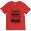 Real Kings Are Born On December 19 V-Neck Tee