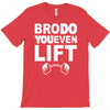 bro do you even lift baseball raglan T-Shirt