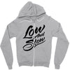 low and slow Zipper Hoodie