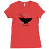 Pho Sho gif riceback Ladies Fitted T-Shirt