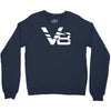 v8 motor sport sound drag race tuning hotrod route 66 turbo big Crewneck Sweatshirt
