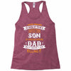 Super Cool Son Of A Freaking Awesome Dad Racerback Tank