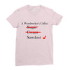 a woodworker's Ladies Fitted T-Shirt