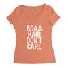 boat hair don't care Women's Triblend Scoop T-shirt