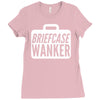 briefcase wanker Ladies Fitted T-Shirt
