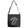 long sleeve s basketball dad Adjustable Strap Totes