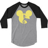 mickey skellington 3/4 Sleeve Shirt
