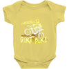 motorbike, love riding my dirtbike Baby Onesie