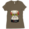 Dog-I MUSIC Ladies Fitted T-Shirt