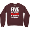 5 mystery bundle funny offensive multibuy Crewneck Sweatshirt