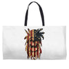 skull us flag Weekender Totes