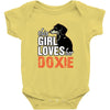 This Girl Loves Her Doxie Baby Onesie