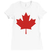 canada international baseball Ladies Fitted T-Shirt