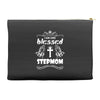 I Am One Blessed Stepmom Accessory Pouches