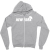 new york Zipper Hoodie