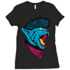 cat punk Ladies Fitted T-Shirt