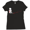 sad psycho Ladies Fitted T-Shirt