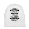 Super Cool Pawpaw Of A Freaking Awesome Grandson Baby Beanies