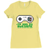 dad retro game Ladies Fitted T-Shirt