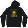 ugly sweater party beer bear funny Unisex Hoodie