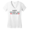 Happy Father's Day I Love Daddy Onesie-Father's Day Women's V-Neck T-Shirt
