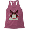 christmas t shirt santa reindeer penguin novelty xmas Racerback Tank