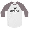 simple plan 3/4 Sleeve Shirt