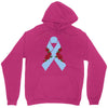 stomach cancer ribbon and rose Unisex Hoodie