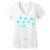 space invaders Women's V-Neck T-Shirt