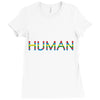 human Ladies Fitted T-Shirt