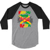 rasta nation, the reggae and dancehall 3/4 Sleeve Shirt