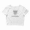 pitbull american pit bull spiked dog collar Crop Top