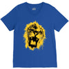 lion yellow V-Neck Tee