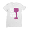 husband for wine Ladies Fitted T-Shirt
