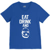 eat drink and b V-Neck Tee