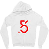 red logo best Zipper Hoodie
