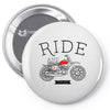 ride and shine Pin-back button