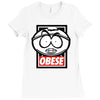 obese (collab with jay hai) Ladies Fitted T-Shirt