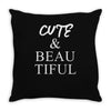 cute beautiful Throw Pillow