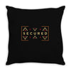 secured Throw Pillow