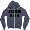 john 3 16 Zipper Hoodie