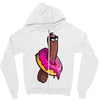 stickers Zipper Hoodie