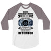 Never Underestimate A Man Who Watches Black Mirror And Was Born in 3/4 Sleeve Shirt