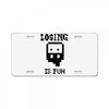 losing is fun! License Plate