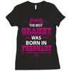 The Best Grammy Was Born In February Ladies Fitted T-Shirt