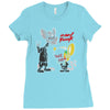 narf punk Ladies Fitted T-Shirt