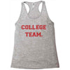 College Team Racerback Tank