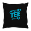 mystery tee Throw Pillow