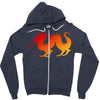 chinese new year 2 Zipper Hoodie