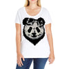 sunglasses panda Ladies Curvy T-Shirt